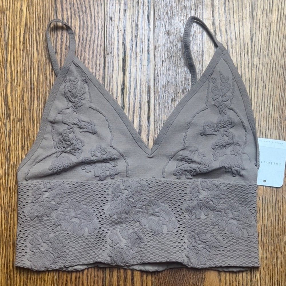NWT Free People intimately Candy Seamless Bra XS/S nude sand bra - Picture 3 of 10